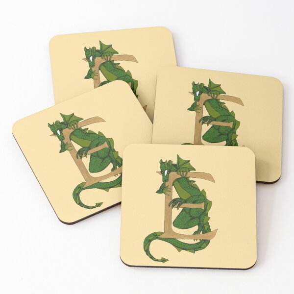 Item preview, Green Dragon Letter E 2023 designed and sold by Donnahuntriss.