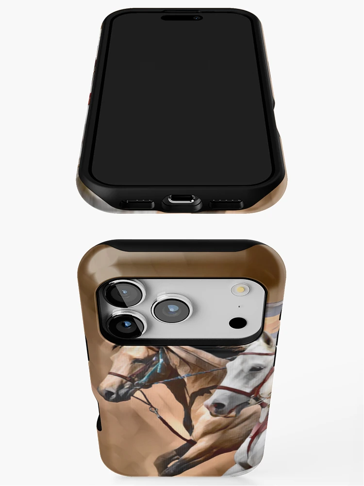 Thumbnail 3 of 4, iPhone Case, BARREL RACING, HORSE RIDING, RODEO EVENTS designed and sold by Barbara Jean Photo Art And Design.