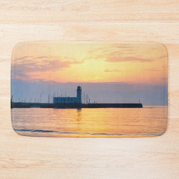 Item preview, Scarborough Lighthouse at Sunrise designed and sold by Alisonchambers2.