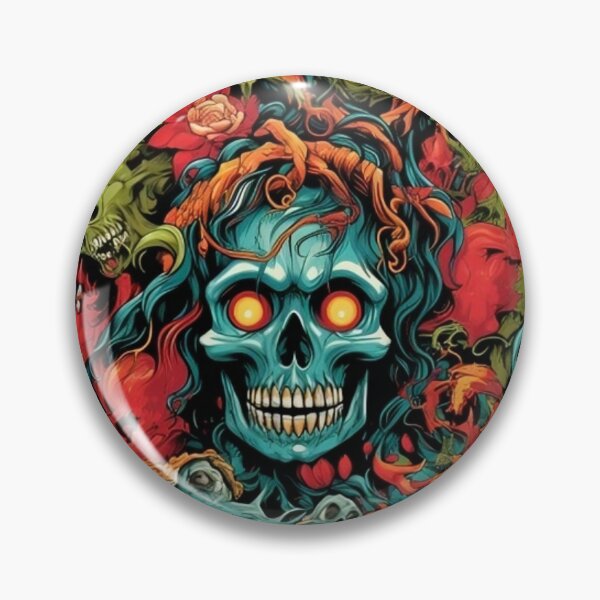 Item preview, Halloween custom design skull designed and sold by Stickerlion.