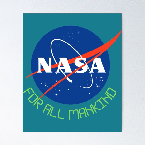 Pegatina for Sale con la obra «NASA - Para toda la humanidad» de  Ncraftboutique