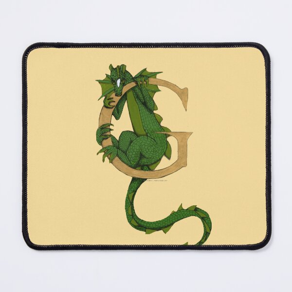 Item preview, Green Dragon Letter G 2023 designed and sold by Donnahuntriss.