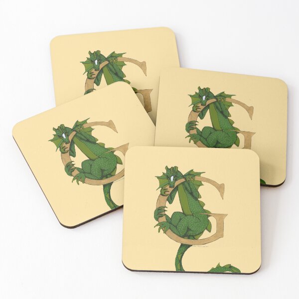 Item preview, Green Dragon Letter G 2023 designed and sold by Donnahuntriss.