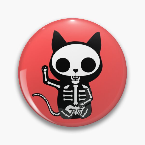 Item preview, Skeleton black cat designed and sold by UnrealArtistry.