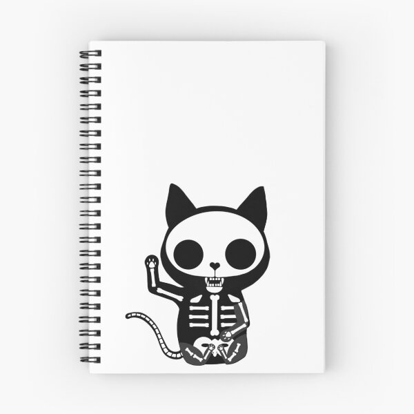 Item preview, Skeleton black cat designed and sold by UnrealArtistry.