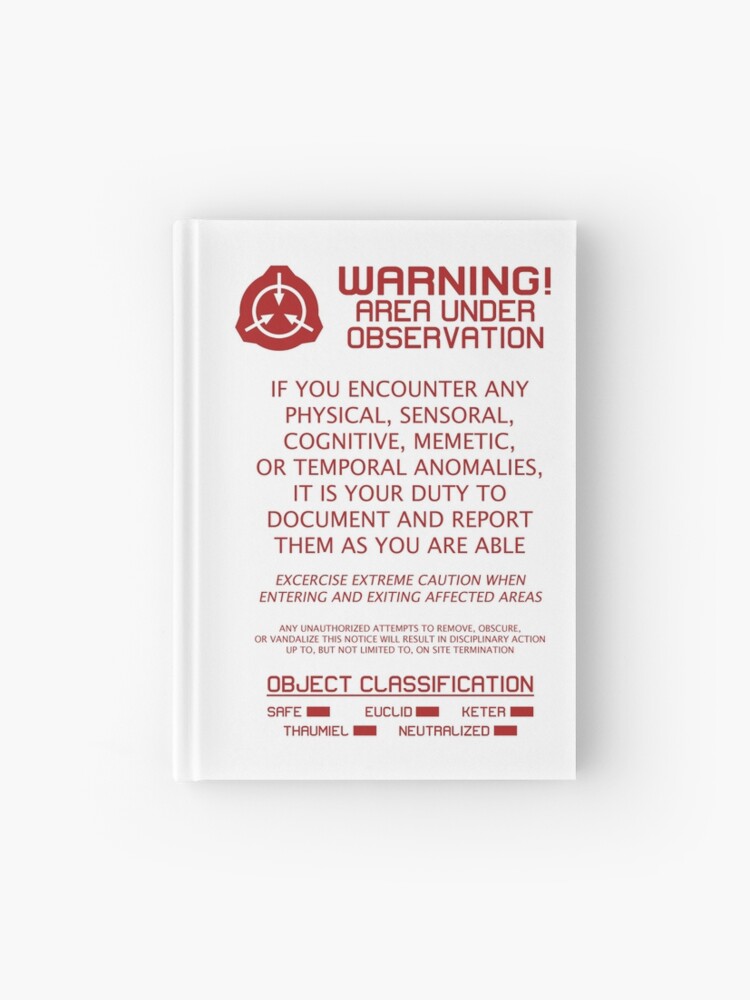 SCP Foundation Artbook | Paperback Edition | Red Journal