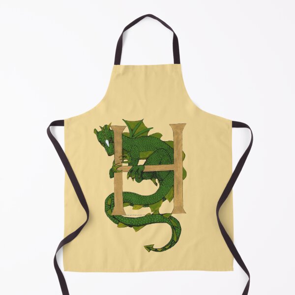 Item preview, Green Dragon Letter H 2023 designed and sold by Donnahuntriss.