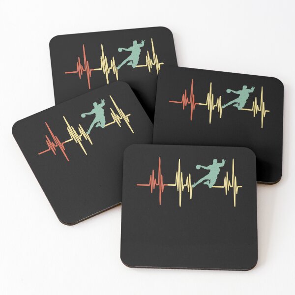 Item preview, Heart Beating Handball Vintage Style Sports Handball Lovers Gift designed and sold by YAHIA-14.