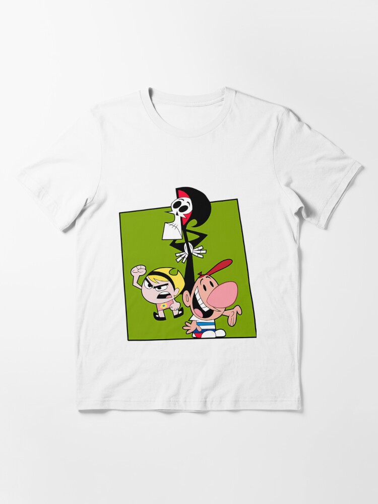 As Terríveis Aventuras De Billy E Mandy, Camiseta 100% Algodão As