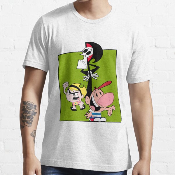 As Terríveis Aventuras De Billy E Mandy, Camiseta 100% Algodão As