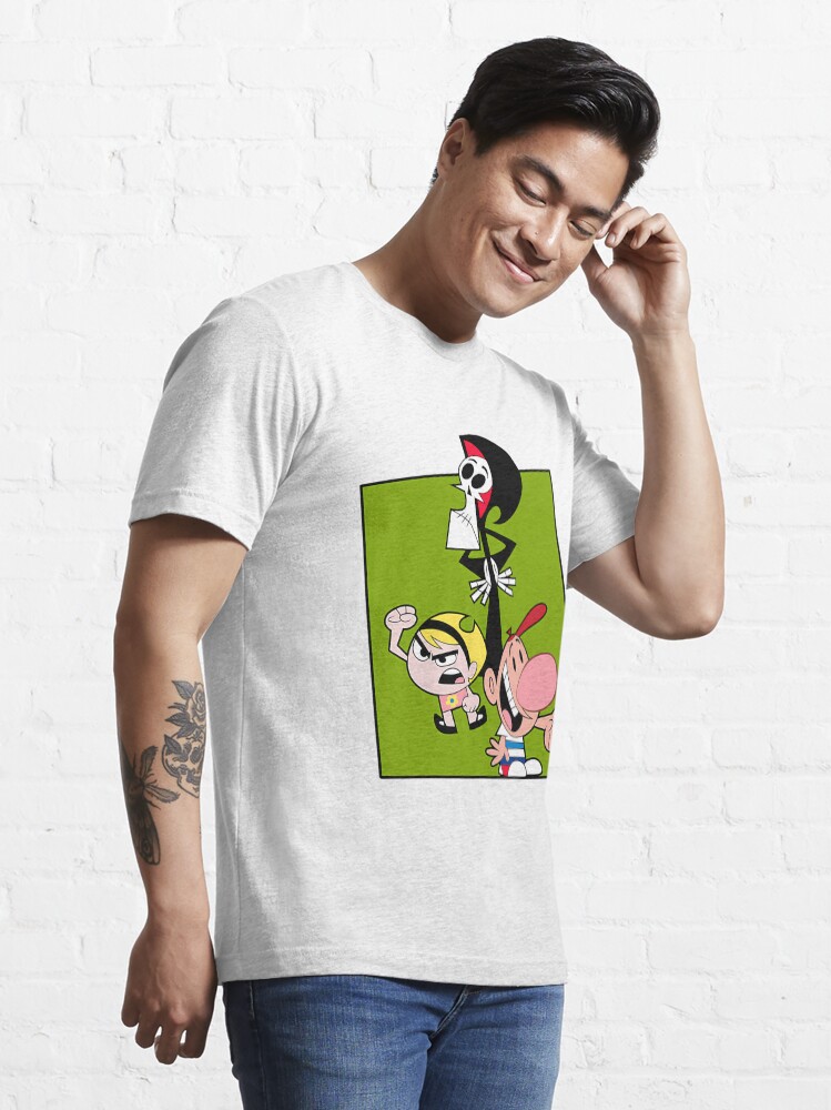 As Terríveis Aventuras De Billy E Mandy, Camiseta 100% Algodão As