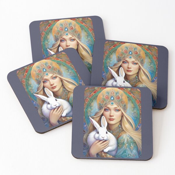 Item preview, Rabbit Goddess designed and sold by DesignsBuyGem.