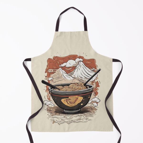 Item preview, Kawaii Ramen Mountains - Noodles and Peaks designed and sold by ThePrism.