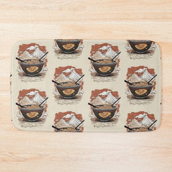 Item preview, Kawaii Ramen Mountains - Noodles and Peaks designed and sold by ThePrism.