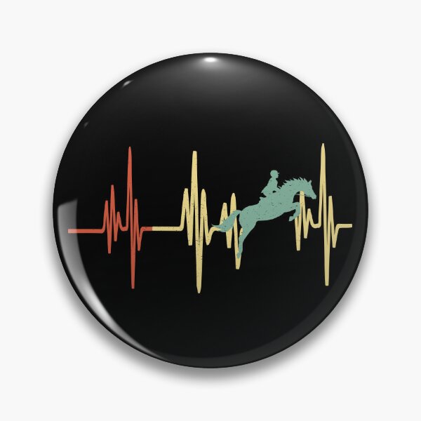 Item preview, Heart Beating Horse riding Vintage Style Sports Horse riding Lovers Gift designed and sold by YAHIA-14.
