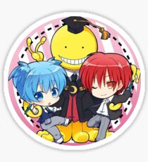 assassination classroom stickers redbubble