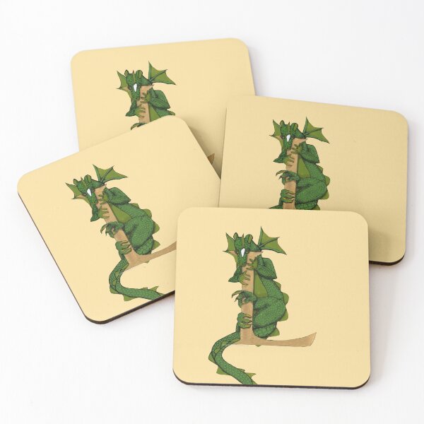 Item preview, Green Dragon Letter L 2023 designed and sold by Donnahuntriss.