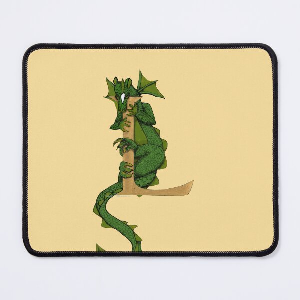 Item preview, Green Dragon Letter L 2023 designed and sold by Donnahuntriss.
