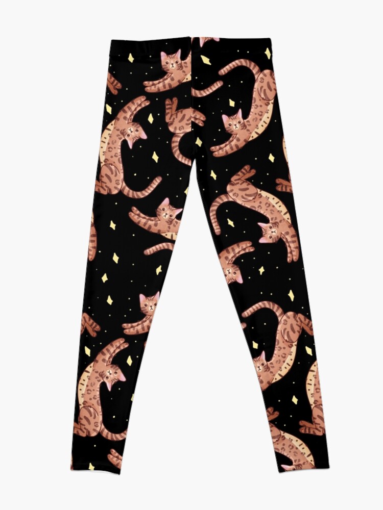 Thumbnail 4 of 5, Leggings, Bengal cat designed and sold by FelineEmporium.