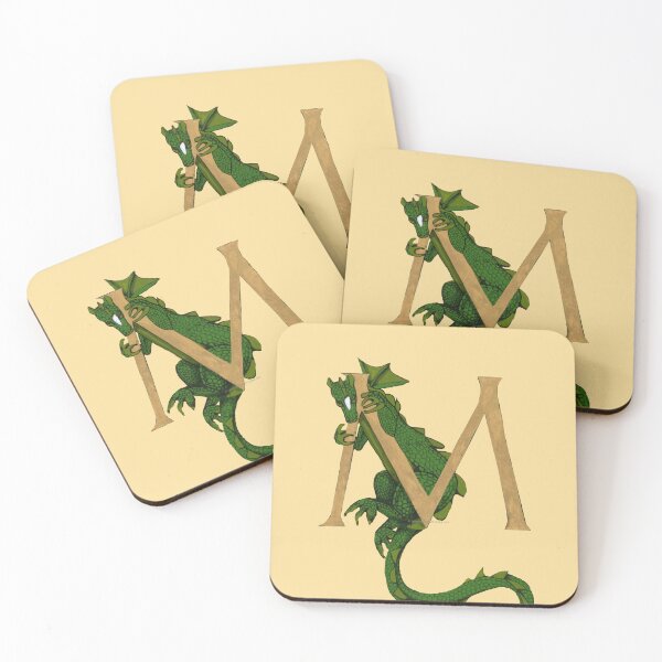Item preview, Green Dragon Letter M 2023 designed and sold by Donnahuntriss.