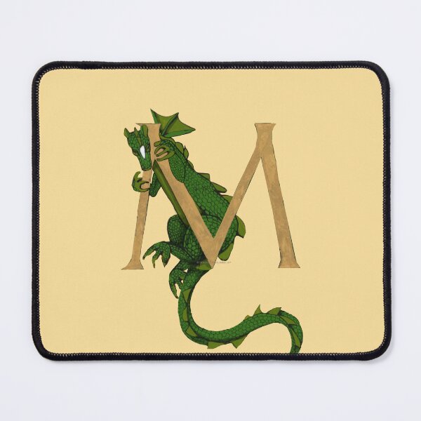 Item preview, Green Dragon Letter M 2023 designed and sold by Donnahuntriss.