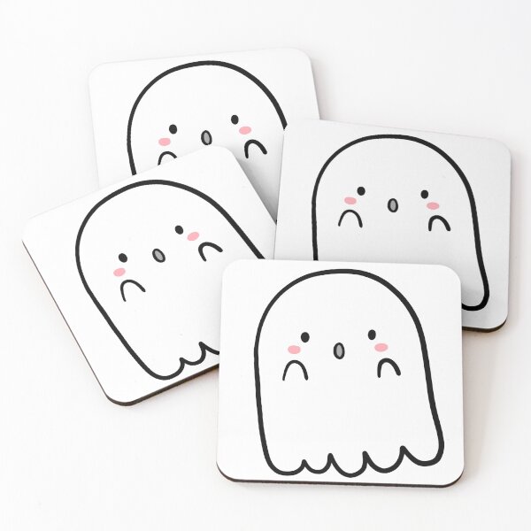 Item preview, Shocked cute little ghost  designed and sold by Ameliafavs.