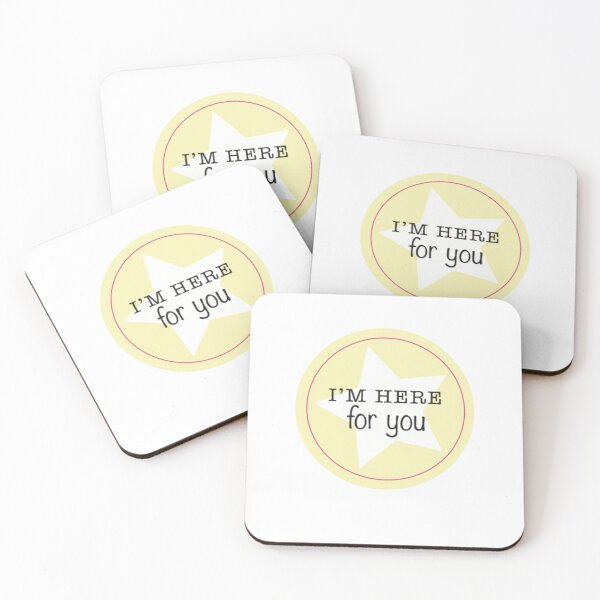 Item preview, I’m Here For You Sticker designed and sold by SeeTheKindness.