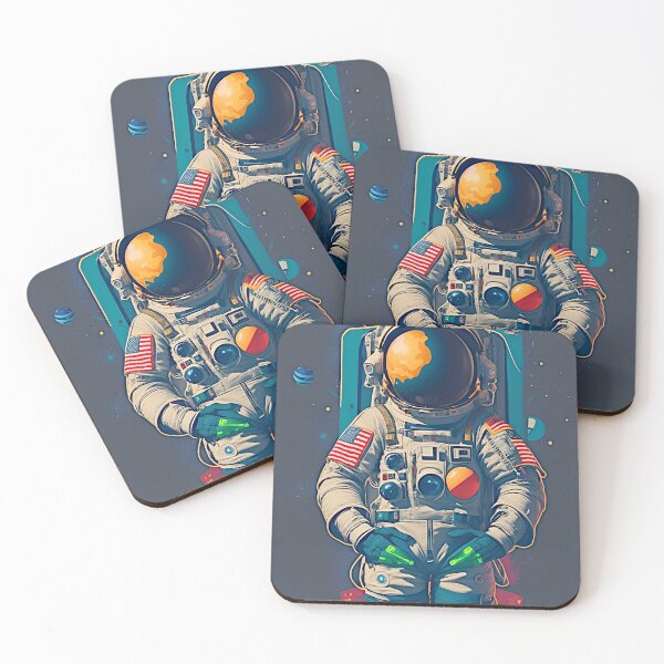 Item preview, The mesmerizing vector artwork of an astronaut adrift in the vast expanse of the galaxy seems to be a beautiful metaphor for the cyclical journey of life and nature. designed and sold by Best-Art-32.