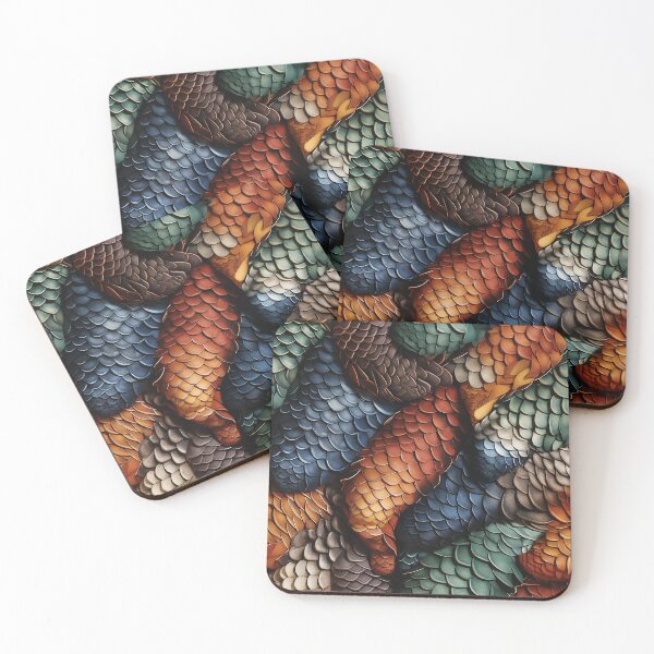 Item preview, Fish Animal Skins seamless pattern designed and sold by Piyakan.