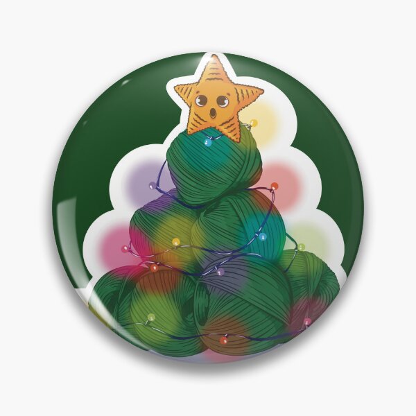 Item preview, Yarn-y Christmas Tree - Dark Green designed and sold by artbymandymeow.