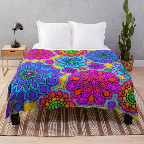 Item preview, Colorful Flower Power Hippy Design designed and sold by Alondra.