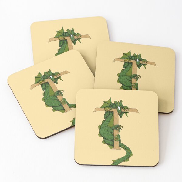 Item preview, Green Dragon Letter T 2023 designed and sold by Donnahuntriss.