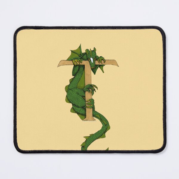 Item preview, Green Dragon Letter T 2023 designed and sold by Donnahuntriss.