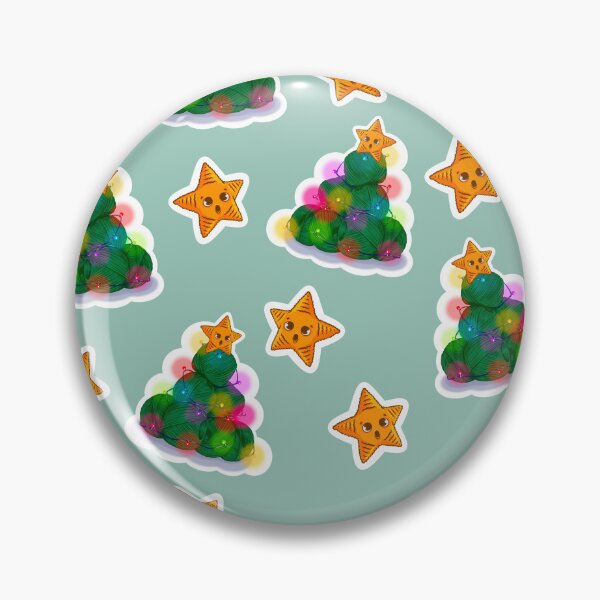 Item preview, Yarn-y Christmas Tree - Light Green designed and sold by artbymandymeow.