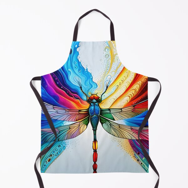Item preview, Dragonfly Stained Glass Cartoon designed and sold by druidwolfart.