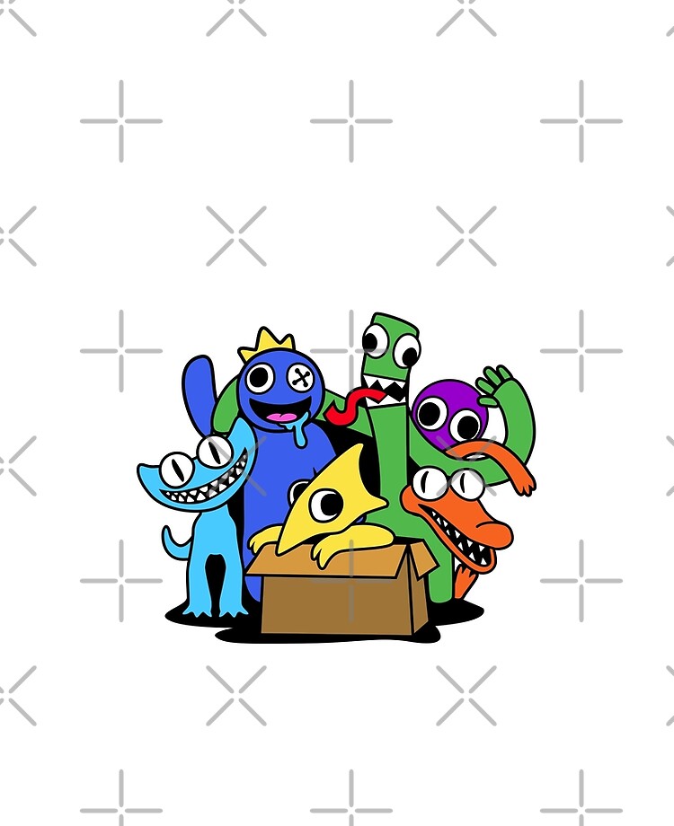 Cyan Monster Head Rainbow Friends Chapter 2