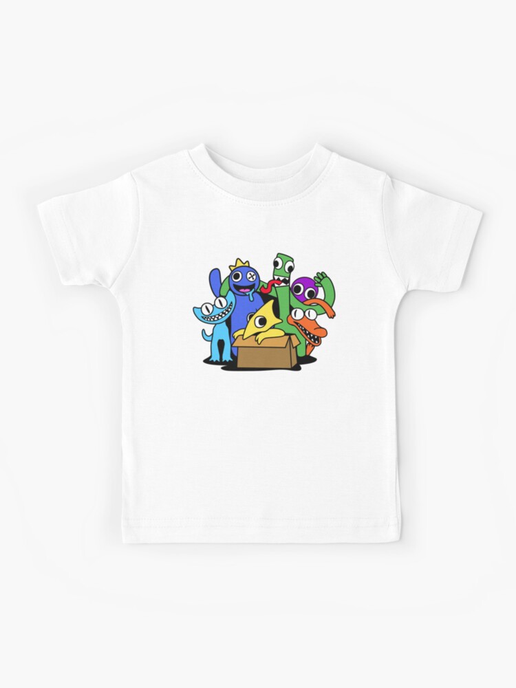 Rainbow Friends Chapter Two with Cyan and Yellow | Kids T-Shirt