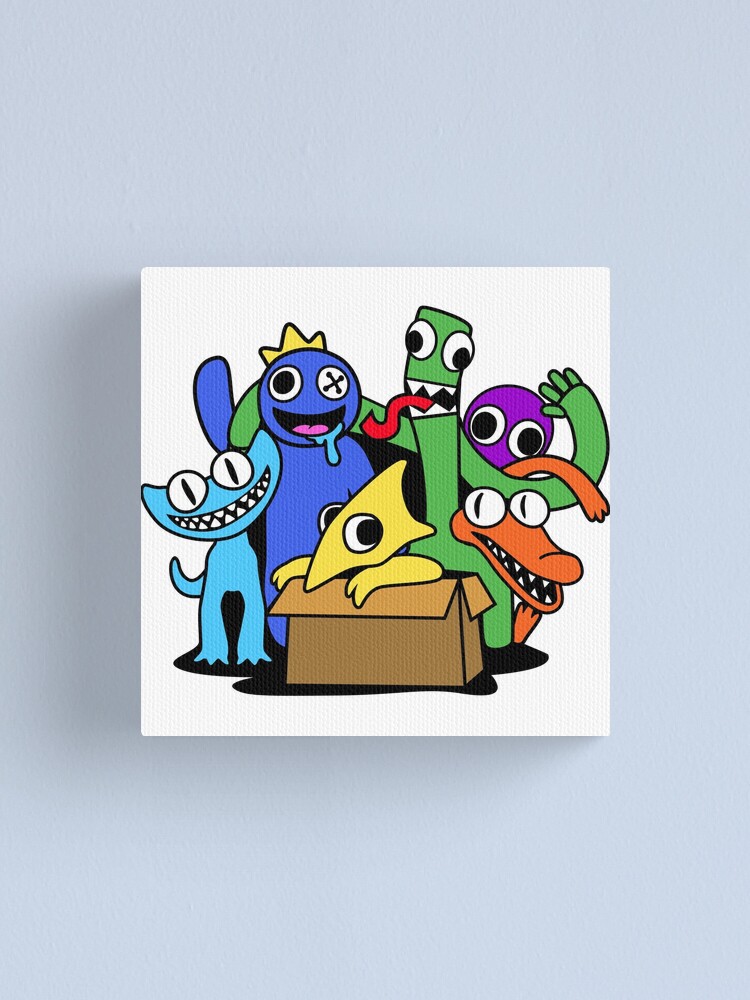 Yellow Rainbow Friends Fan art Sticker for Sale by DrawForFunYt