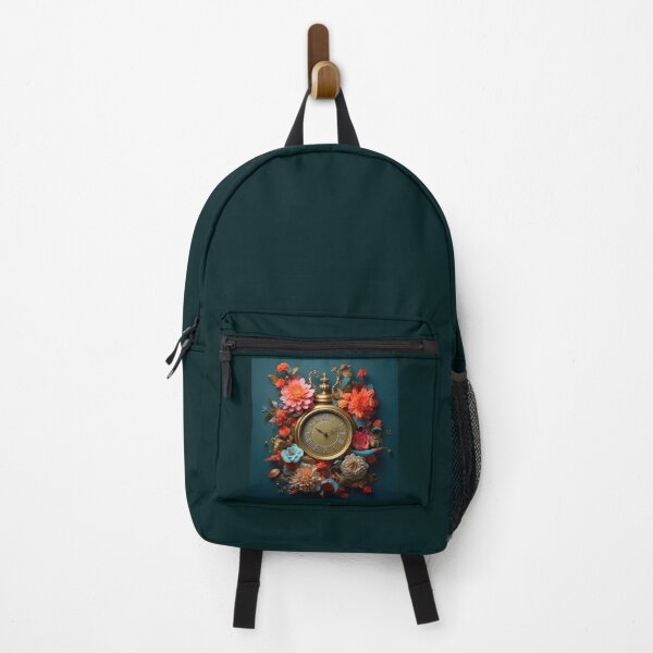 Item preview, Clock and flowers, lovely composition designed and sold by silent-violin.