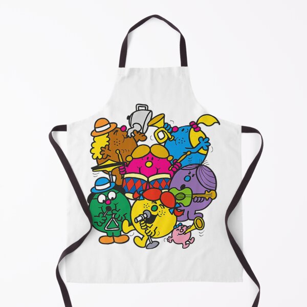 Item preview, Mr. Men Little Miss Retro Music Jam Time Chibi for kids designed and sold by BomRomeg.