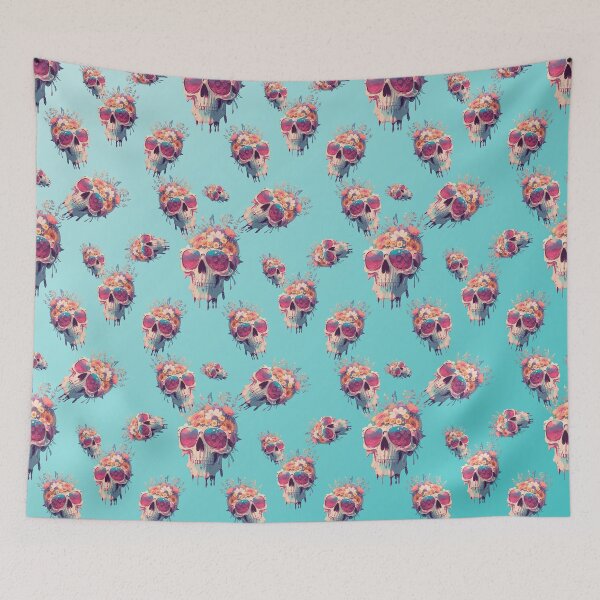 Item preview, Seamless skull pattern for Halloween  designed and sold by PBDigitalHub.