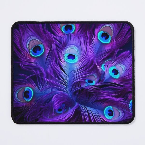 Item preview, lilac peacock feathers designed and sold by Stickerlion.