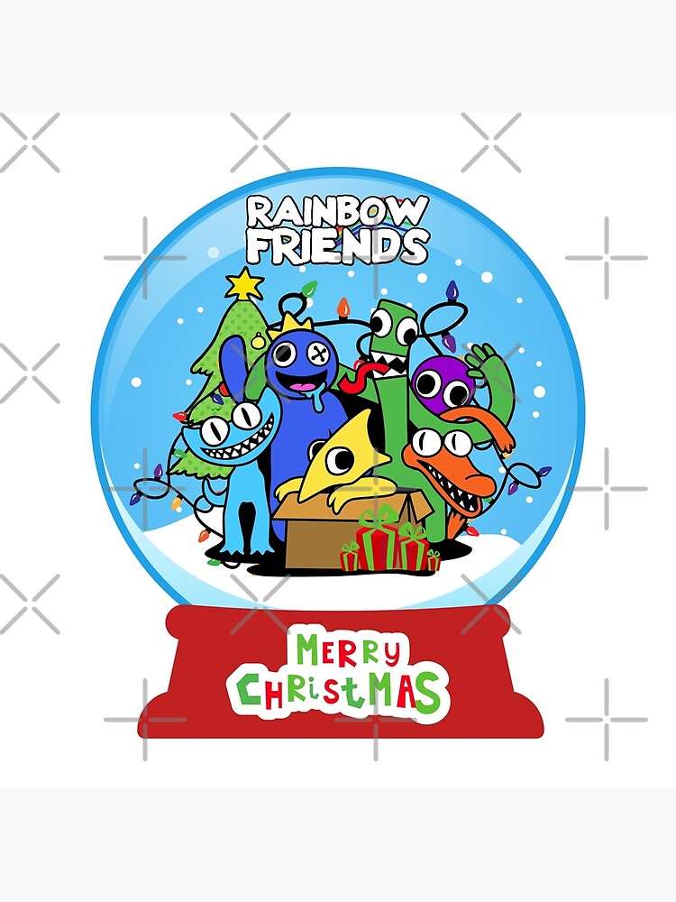 Christmas Rainbow Friends Chapter Two  Art Board Print for Sale by  TheBullishRhino