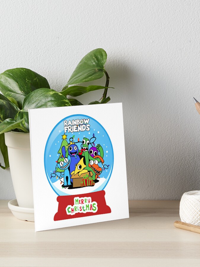 Christmas Rainbow Friends Chapter Two  Art Board Print for Sale by  TheBullishRhino