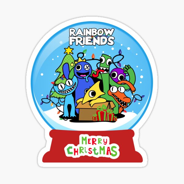 Blue Rainbow friends sticker Sticker by SebasthianStore