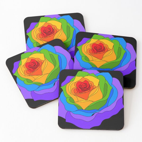 Item preview, Gods Promise- Colorful Rainbow Rose designed and sold by Alondra.