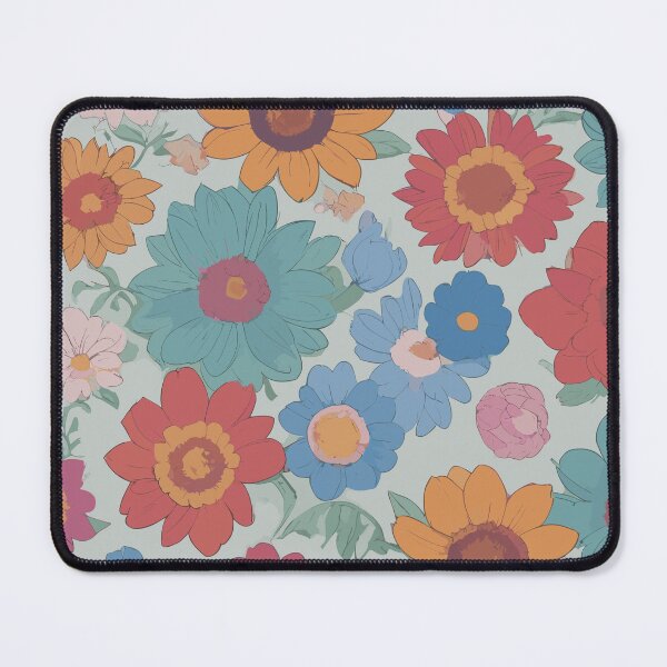 Item preview, Seamless colourful flowers pattern designed and sold by PBDigitalHub.