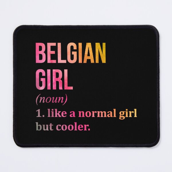 Item preview, Belgian Girl Definition in Watercolor designed and sold by XCIV.