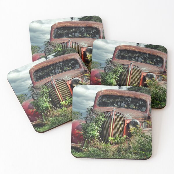 Item preview, Rust and Regrowth: An Old, Rusty Pontiac Car Sits Overgrown in a Field designed and sold by Amanda White.