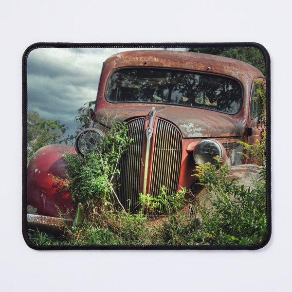 Item preview, Rust and Regrowth: An Old, Rusty Pontiac Car Sits Overgrown in a Field designed and sold by Amanda White.
